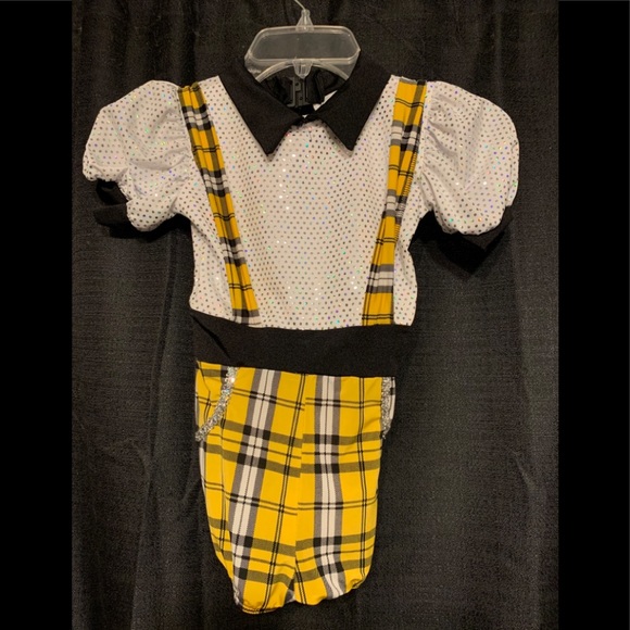 dansco Other - DANSCO Yellow Nerd BIKETARD Dance Costume Medium